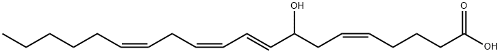 (5E,9Z,11Z,14Z)-8-hydroxyicosa-5,9,11,14-tetraenoic acid,70968-93-3,结构式