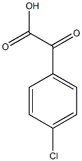 (4-氯苯基)乙醛酸,7099-88-9,结构式