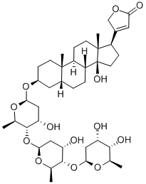 洋地黄毒甙, 71-63-6, 结构式