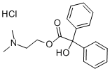 2-(二甲氨基)乙基三苯乙醇酯盐酸盐,71-79-4,结构式