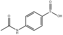 4-(アセチルアミノ)ベンゼンスルフィン酸 化学構造式