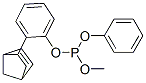 Phosphorous acid (bicyclo[2.2.1]hept-5-en-2-yl)methyldiphenyl ester Struktur