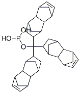 tri(1,2,3,4,4a,5,8,8a-octahydro-1,4:5,8-dimethano-2-naphthyl)methyl phosphite 结构式