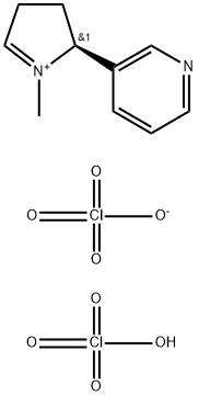 S-(-)-NICOTINE-D1'-(5')-IMINIUM DIPERCHLORATE SALT Structure