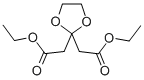 2,2'-(1,3-二氧戊环-2,2-二基)二乙酸二乙酯 结构式