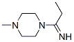 Piperazine, 1-(1-iminopropyl)-4-methyl- (9CI) 化学構造式