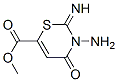 2H-1,3-Thiazine-6-carboxylicacid,3-amino-3,4-dihydro-2-imino-4-oxo-,methylester(9CI) 结构式