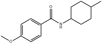 Benzamide, 4-methoxy-N-(4-methylcyclohexyl)- (9CI) 结构式