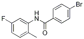 4-溴-N-(5-氟-2-甲基苯)苯甲酰胺, 710310-24-0, 结构式