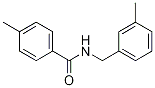 4-甲基-N-(3-甲基苄基)苯甲酰胺 结构式