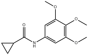Cyclopropanecarboxamide, N-(3,4,5-trimethoxyphenyl)- (9CI),710319-42-9,结构式