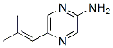 Pyrazinamine, 5-(2-methyl-1-propenyl)- (9CI) 化学構造式