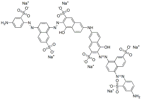 7,7'-Iminobis[3-[[4-[(4-amino-2-sulfophenyl)azo]-7-sulfo-1-naphthalenyl]azo]-4-hydroxy-2-naphthalenesulfonic acid]hexasodium salt|