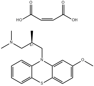 レボメプロマジン·マレイン酸 化学構造式