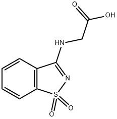 (1,1-DIOXO-1H-1LAMBDA*6*-BENZO[D]ISOTHIAZOL-3-YLAMINO)-ACETIC ACID|