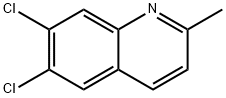 6,7-二氯喹哪啶, 71063-12-2, 结构式