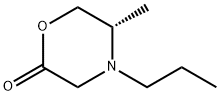 2-Morpholinone,5-methyl-4-propyl-,(5S)-(9CI) Structure