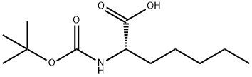 (S)-2-TERT-BUTOXYCARBONYLAMINO-HEPTANOIC ACID Structure