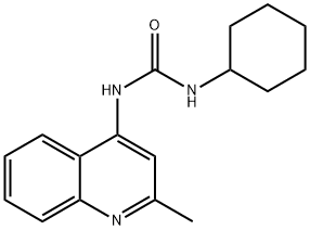 1-cyclohexyl-3-(2-methyl-4-quinolyl)urea|1-环己基-3-(2-甲基喹啉-4-基)脲