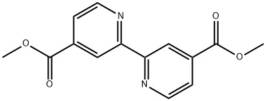 2,2'-联吡啶-4,4'-二甲酸甲酯,71071-46-0,结构式
