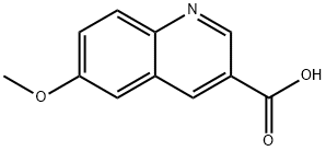 6-甲氧基喹啉-3-甲酸, 71082-47-8, 结构式