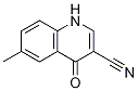 3-Quinolinecarbonitrile, 1,4-dihydro-6-Methyl-4-oxo- 结构式