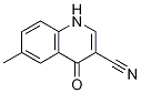 3-Quinolinecarbonitrile, 1,4-dihydro-6-Methyl-4-oxo- Struktur