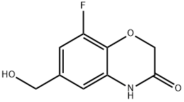 8-fluoro-6-(hydroxyMethyl)-3,4-dihydro-2H-1,4-
benzoxazin-3-one Structure