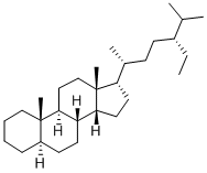 ALPHA, BETA, BETA 20R 24R-ETHYLCHOLESTANE 化学構造式