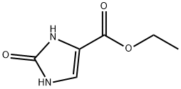 ETHYL 2-OXO-2,3-DIHYDRO-1H-IMIDAZOLE-4-CARBOXYLATE 化学構造式