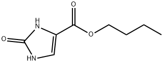 2,3-Dihydro-2-oxo-1H-imidazole-4-carboxylic acid butyl ester Structure