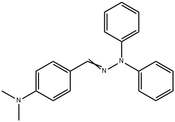 4-(DIMETHYLAMINO)BENZALDEHYDE DIPHENYLHYDRAZONE Struktur