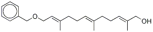 (2E,6E,10E)-2,6,10-Trimethyl-12-(phenylmethoxy)-2,6,10-dodecatrien-1-ol Structure