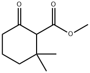 2,2-DIMETHYL-6-OXOCYCLOHEXANECARBOXYLIC ACID METHYL ESTER 化学構造式