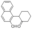 2-(2-ヒドロキシ-1-ナフチル)シクロヘキサノン 化学構造式