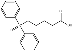 5-(Diphenylphosphinyl)pentanoic Acid,71140-70-0,结构式