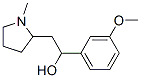 α-(3-Methoxyphenyl)-1-methyl-2-pyrrolidineethanol Structure