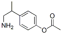 Phenol, 4-(2-amino-1-methylethyl)-, acetate (ester) (9CI) 结构式