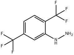 2,5-bis(trifluoromethyl)-phenyhydrazine Struktur