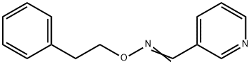 3-PYRIDINEALDOXIME O-PHENETHYL ETHER, 71172-65-1, 结构式