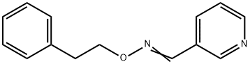 3-PYRIDINEALDOXIME O-PHENETHYL ETHER Structure