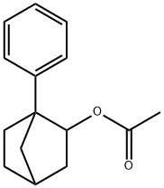 Bicyclo[2.2.1]heptan-2-ol, 1-phenyl-, acetate Structure