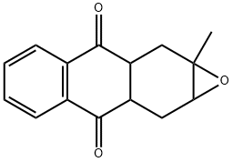 1a,2,2a,8a,9,9a-Hexahydro-1a-methylanthra[2,3-b]oxirene-3,8-dione,71173-51-8,结构式