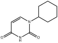 1-环己基尿嘧啶,712-43-6,结构式
