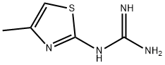 2-(Diaminomethyleneamino)-4-methylthiazole Structure