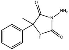 3-AMINO-5-METHYL-5-PHENYL-IMIDAZOLIDINE-2,4-DIONE Struktur