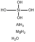 ケイ酸アルミン酸マグネシウム　 化学構造式