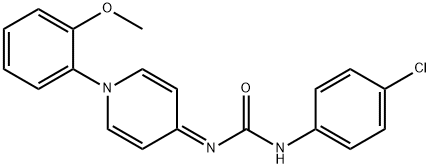 1-(o-Methoxyphenyl)-4-[(p-chlorophenylcarbamoyl)imino]-1,4-dihydropyridine,71205-58-8,结构式