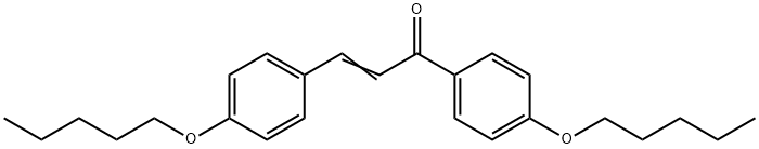 1,3-Bis[4-(pentyloxy)phenyl]-2-propen-1-one,71215-86-6,结构式