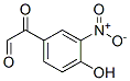 4-hydroxy-3-nitrophenylglyoxal Struktur